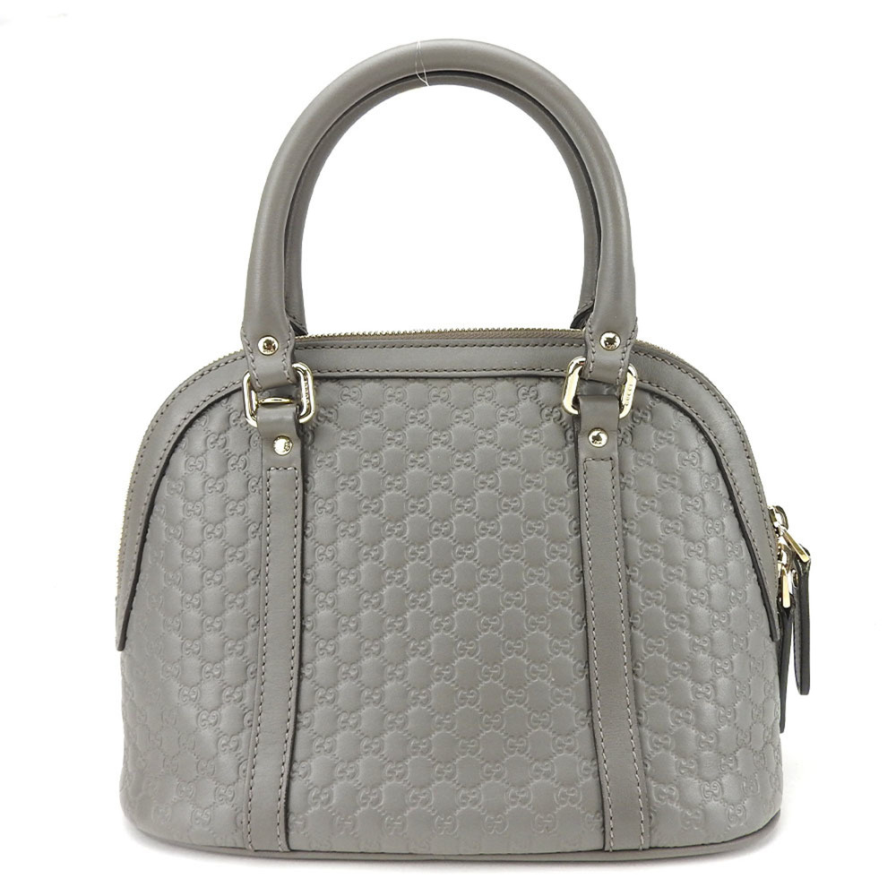 GUCCI Gray Leather Shoulder Bag - Picture 3 of 11